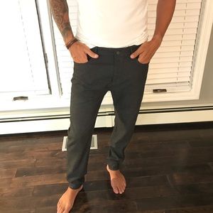 Zara man black speckled pants size 43